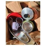 Mixed Vintage Kitchenware & Tin Decor