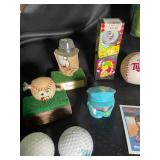 Mixed Golf Collectibles & Novelty Display Items