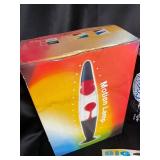 Motion Lamp, Unopened Coors Light & Kalik Bottles, Big Boss Man Stickers & Toy Guitar (Lot of 4)