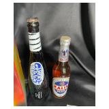 Motion Lamp, Unopened Coors Light & Kalik Bottles, Big Boss Man Stickers & Toy Guitar (Lot of 4)