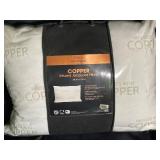 Posh Home Copper Infused Jacquard Pillow 20 X 26 In