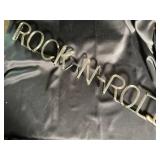 Rock N Roll Glass Neon Sign