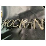 Rock N Roll Glass Neon Sign