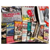 Vintage Automotive Magazines & Signed Ron Schara Photo (Lot of 15)