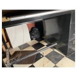 Drafting Table with Vinyl Cover & File Drawers