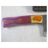 (FS) 12" Damascus Blade Cleaver wit...