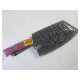(FS) 12" Damascus Blade Cleaver wit...