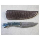 (FS) 7 7/8" Fixed Blade Damascus Kn...