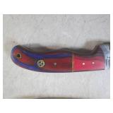 (FS) 7 7/8" Fixed Blade Damascus Kn...