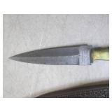 (FS) 8 1/4" Fixed Blade Damascus Kn...