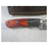 (FS) 8" Fixed Blade Damascus Knife ...