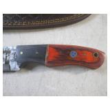 (FS) 8" Fixed Blade Damascus Knife ...