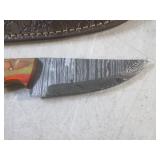 (FS) 7 7/8" Fixed Blade Damascus Kn...