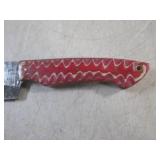 (CNTR) 12" Fixed Blade Damascus Kni...