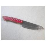 (CNTR) 11" Fixed Blade Damascus Kni...