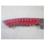 (CNTR) 11" Fixed Blade Damascus Kni...