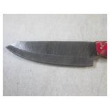 (CNTR) 11" Fixed Blade Damascus Kni...