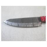 (CNTR) 11" Fixed Blade Damascus Kni...
