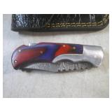 (FS) 6 1/2" Damascus Blade Lockback...