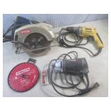 (A-3) Ryobi 7 1/4" Electric Circula...