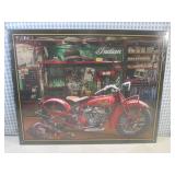 (EC1) Indian Motorcycle Tin Sign 16...