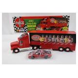 2002 Coca-Cola Nascar Carrier Die-Cast Truck Set in Original Package