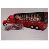 2002 Coca-Cola Nascar Carrier Die-Cast Truck Set in Original Package