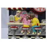 Vintage "Malt Shop" Coca-Cola Wall Clock