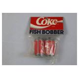 Coca-Cola Johnson Fishing Rod & Reel Set With Fish Bobber