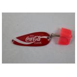 Coca-Cola Johnson Fishing Rod & Reel Set With Fish Bobber