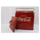 1950s Vintage Coca-Cola Red Metal Cooler