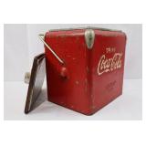 1950s Vintage Coca-Cola Red Metal Cooler