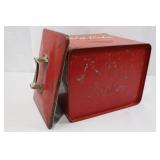 1950s Vintage Coca-Cola Red Metal Cooler