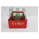 Coca-Cola Glass Bottle Six-Pack in Carrier