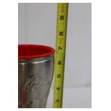 Coca-Cola Stainless Tumblers With Lids (Lot of 2)