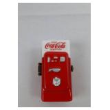 Coca-Cola Porcelain Hinged Vending Machine Box With Bottle