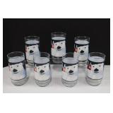 Coca-Cola Polar Bear Glasses, Dispenser & Magnets Mixed Lot (Lot of 12)