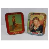Coca-Cola Metal Serving Trays (Lot of 2)