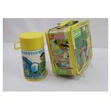Vintage Sesame Street Aladdin Lunchbox & Thermos (Lot of 2)