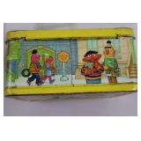 Vintage Sesame Street Aladdin Lunchbox & Thermos (Lot of 2)