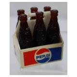 Pepsi-Cola Quartz Analog Watch & Mini Bottle Crate (Lot of 2)