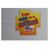 Pepsi Advertising Sign Set, Cup Display, Memo Pad & Magnet (Lot of 4)