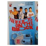 New Kids on the Block Key Chain Viewer Whistles (Lot of 4)