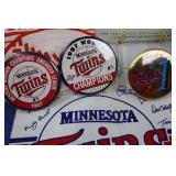 Minnesota Twins 1987 World Champions Memorabilia Lot With Magic! Book