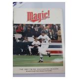 Minnesota Twins 1987 World Champions Memorabilia Lot With Magic! Book