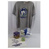 Champion Minnesota Timberwolves T-shirt & Assorted Minnesota Sports Memorabilia