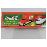 Coca-Cola 2000 Holiday Helicopter Carrier Limited Edition with 