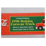 Coca-Cola 1998 Holiday Caravan Truck Limited Edition - LIGHTED