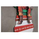 Coca-Cola Santa 3D Advertising Sign