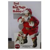 Coca-Cola Santa Holiday Standee Display 47 X 27 in